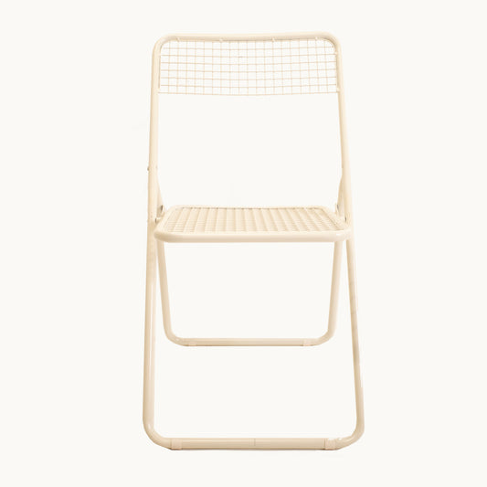CH071JN / WHITE FOLDING CHAIR