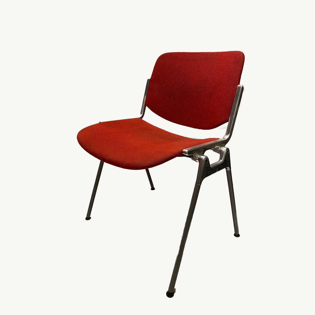 JN.01.0047/ DSC 106 RED FABRIC CHAIR