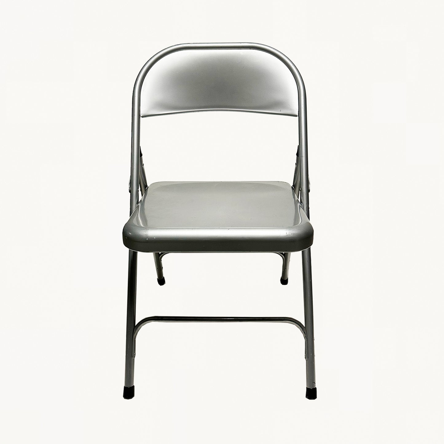 CH004B / FOLDING SILVER CHAIR
