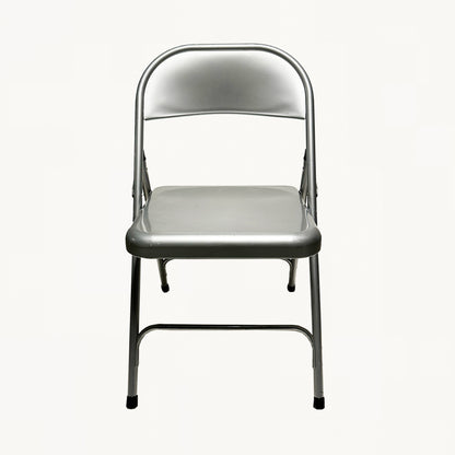 CH004B / FOLDING SILVER CHAIR