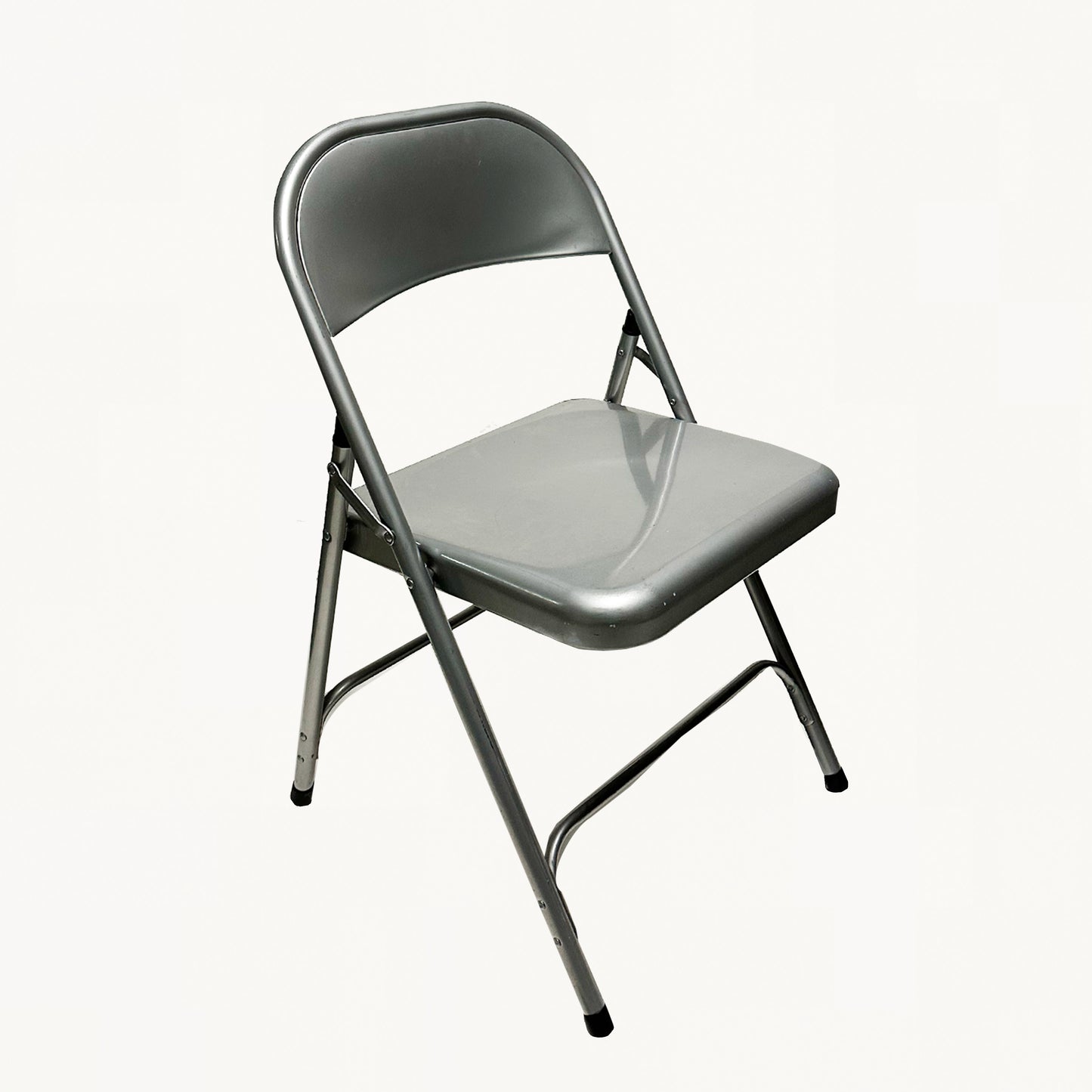 CH004B / FOLDING SILVER CHAIR