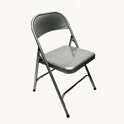 CH004B / FOLDING SILVER CHAIR