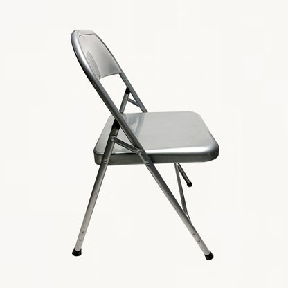 CH004B / FOLDING SILVER CHAIR