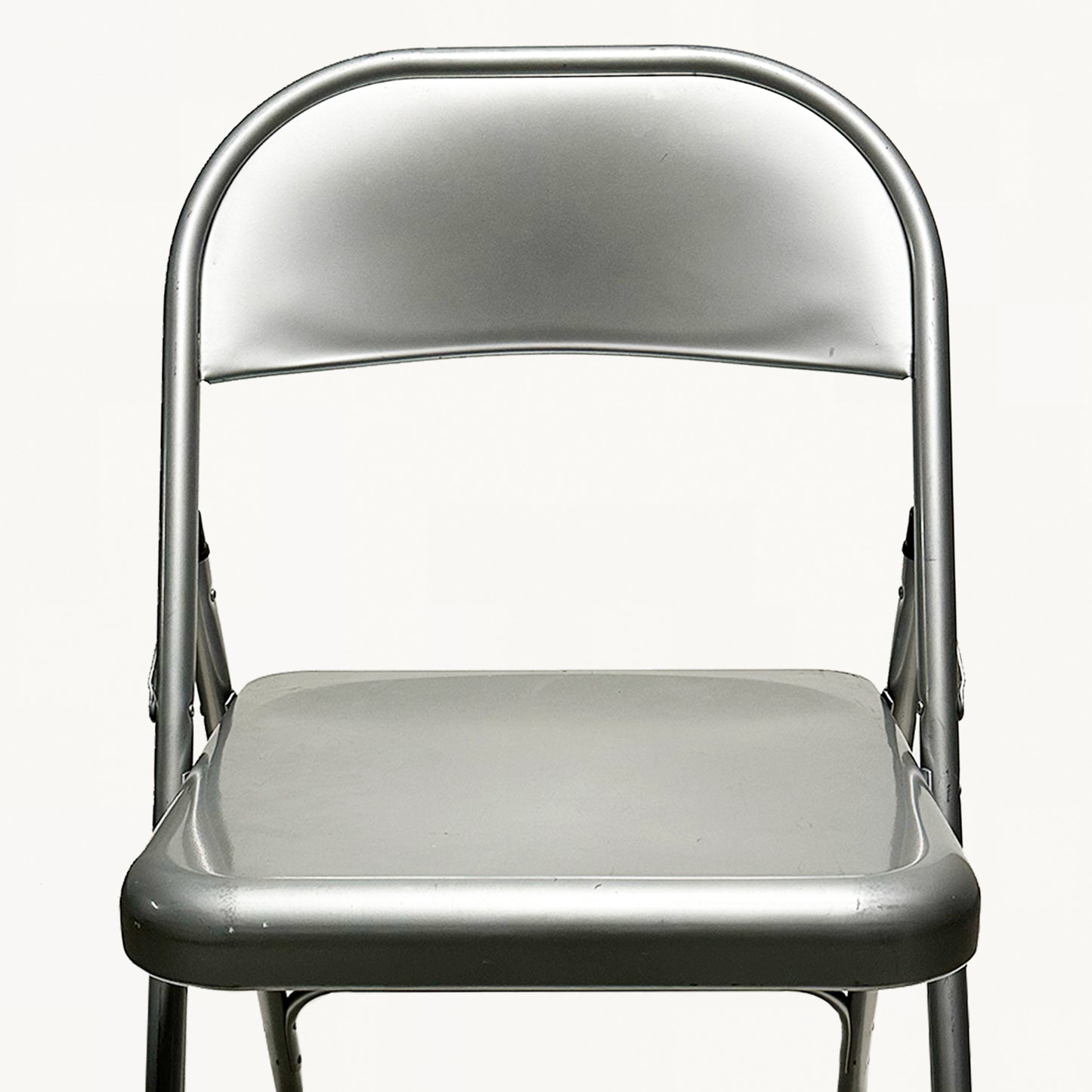 CH004B / FOLDING SILVER CHAIR