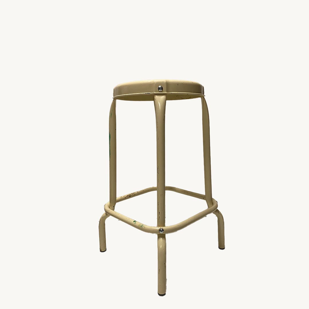 ST011JN / METAL BEIGE STOOL