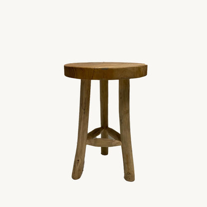 ST010JN / LIGHT WOOD STOOL