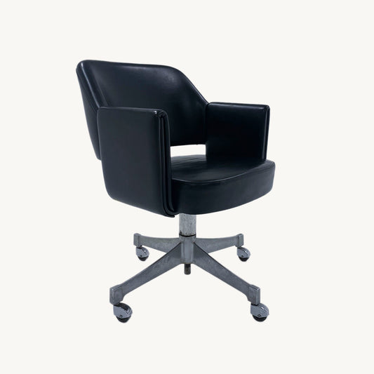 CH053JN / OFFICE ROLLING BLACK CHAIR