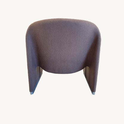 AR005JN / BROWN GRAY UPHOLSTERED ARMCHAIR