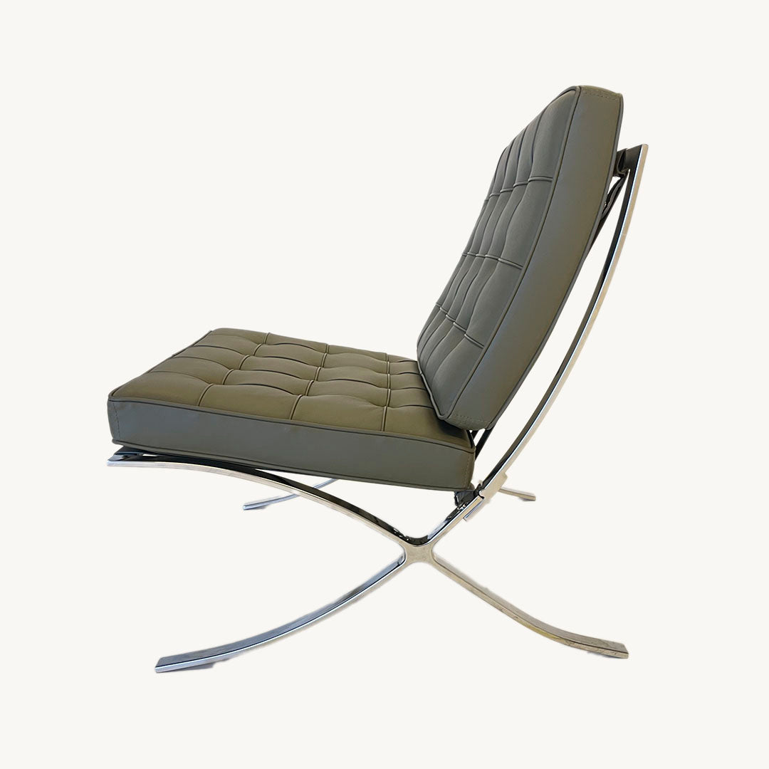 AR013JN / GREEN LEATHER SOFA