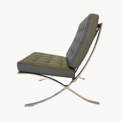 AR013JN / GREEN LEATHER SOFA