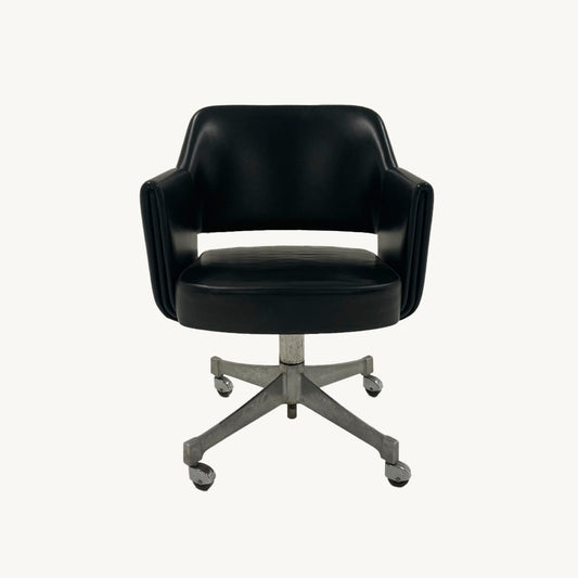 CH053JN / OFFICE ROLLING BLACK CHAIR