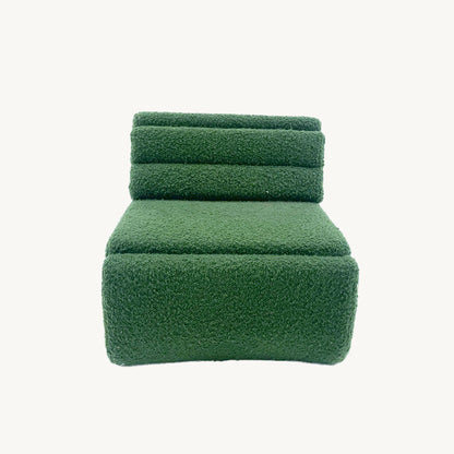 AR012JN / RIBBED BOUCLÉ ACCENT CHAIR