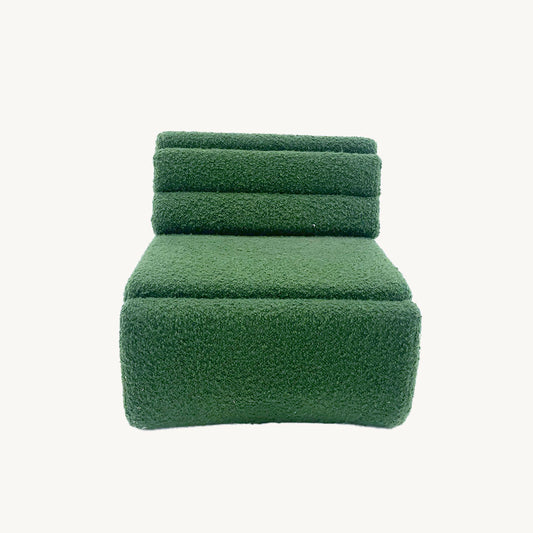 AR012JN / RIBBED BOUCLÉ ACCENT CHAIR