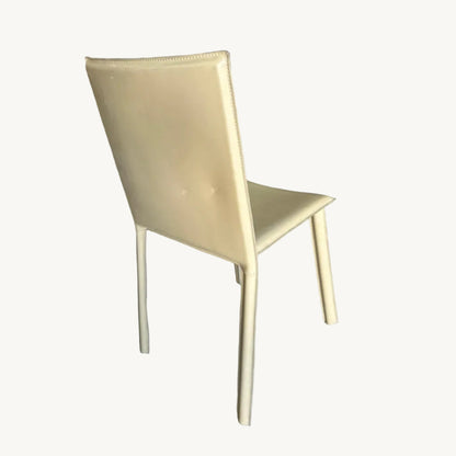 CH051PI / BEIGE LEATHER CHAIR