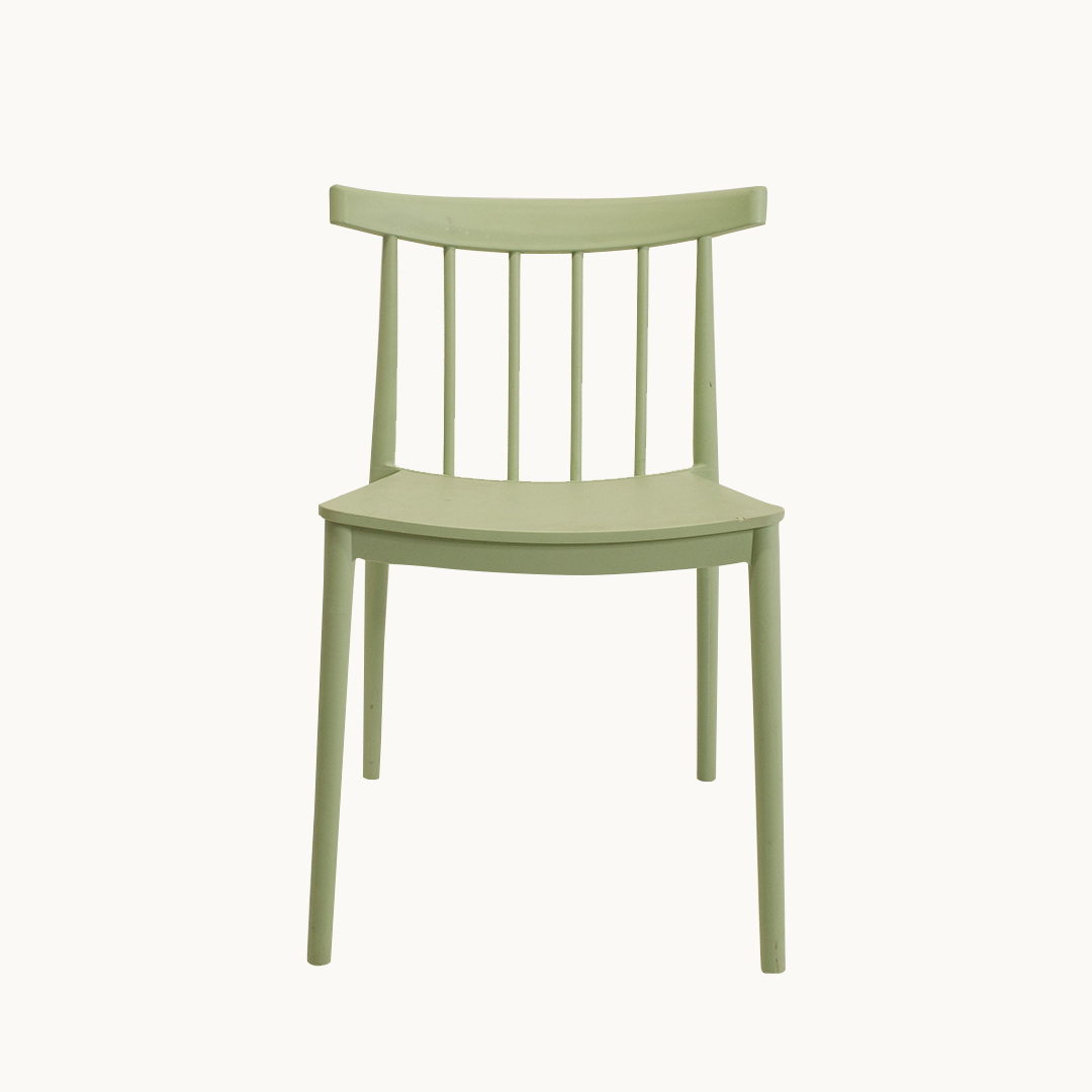 CH026JN / WOODEN GREEN CHAIR