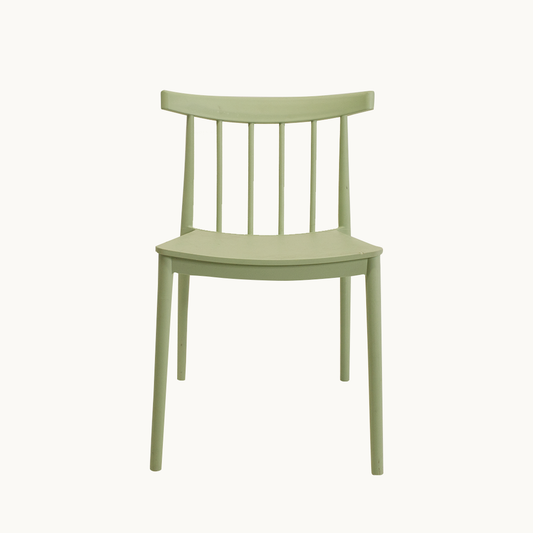 CH026JN / WOODEN GREEN CHAIR