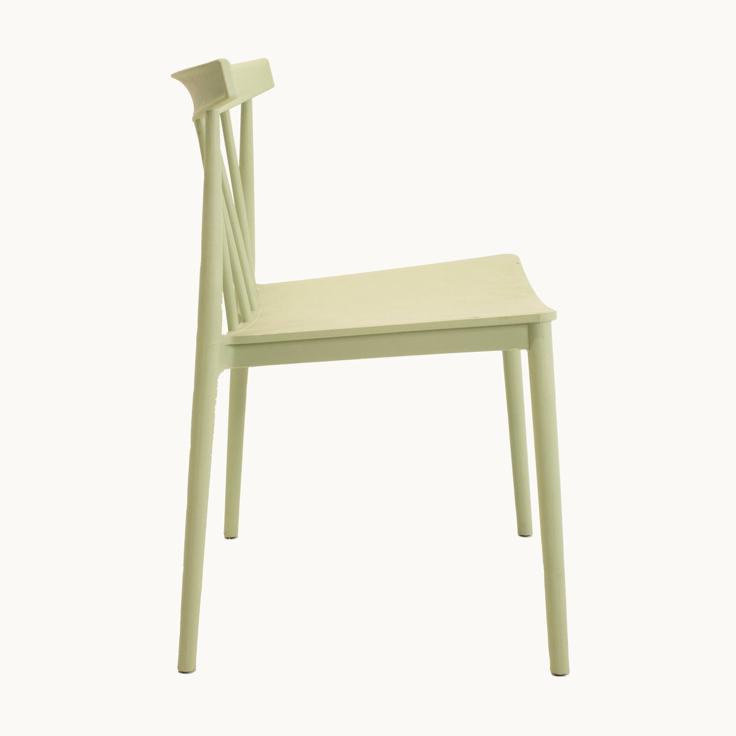 CH026JN / WOODEN GREEN CHAIR