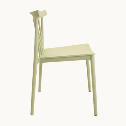 CH026JN / WOODEN GREEN CHAIR