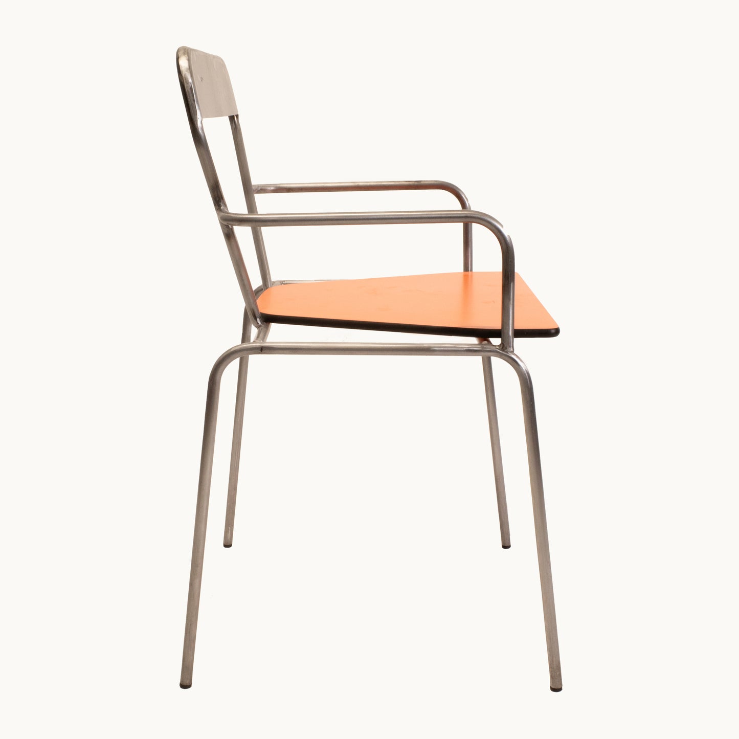 CH044JN / BROWN AND BLACK METAL CHAIR