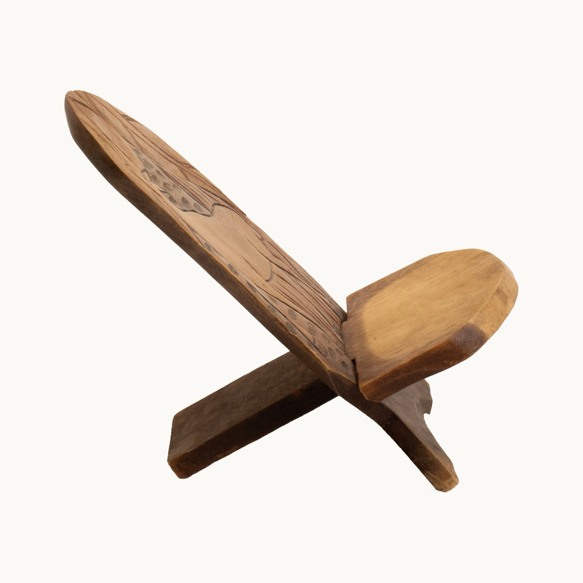JN.01.0116/ HAND-CARVED WOODEN CHAIR (SMALL)