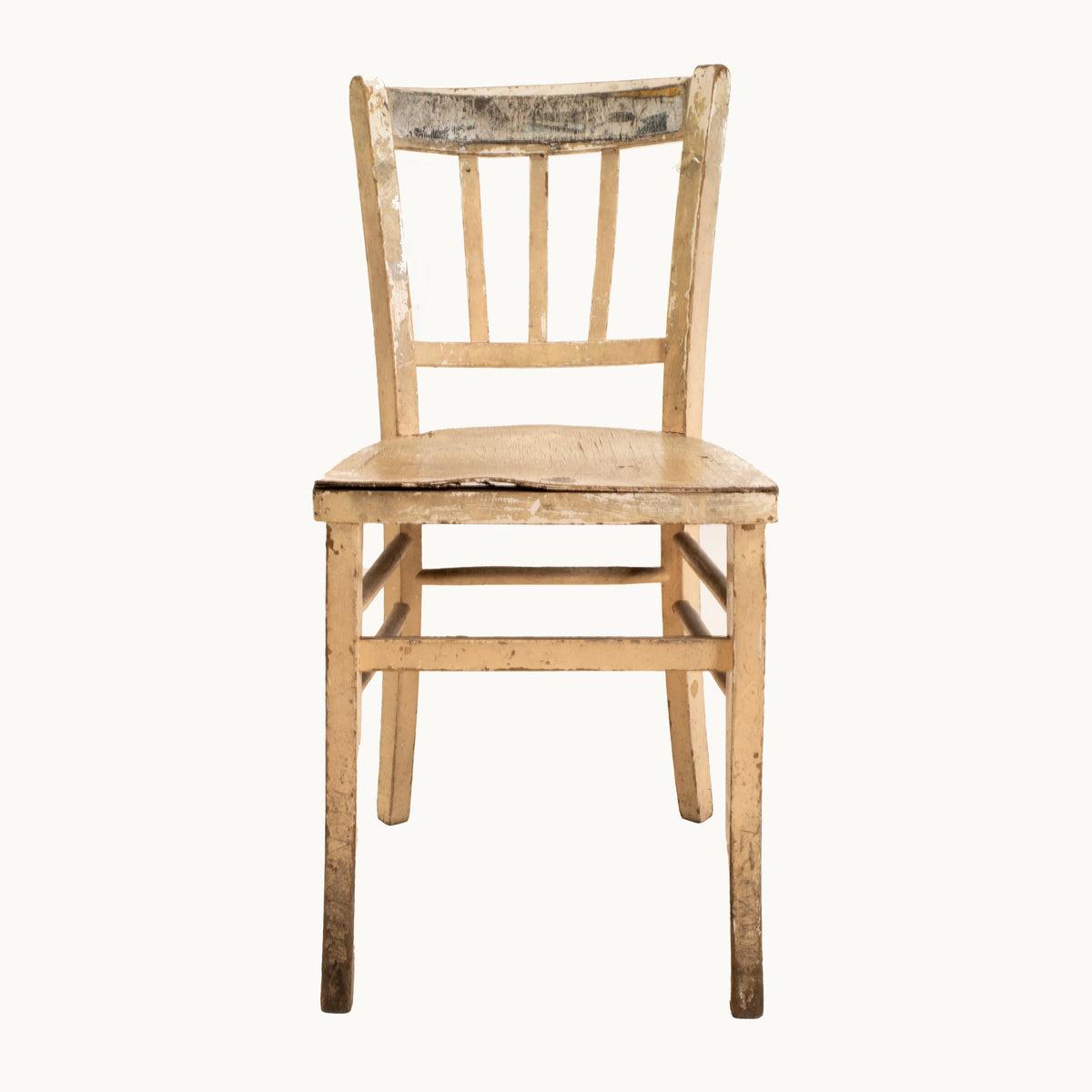 JN.01.0117/ AGED WOODEN CHAIR