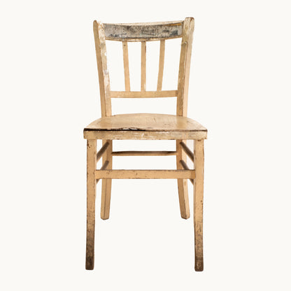 JN.01.0117/ AGED WOODEN CHAIR