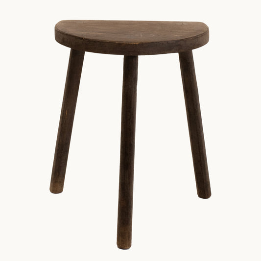 ST027JN / HALF CIRCLE 3-LEGGED STOOL