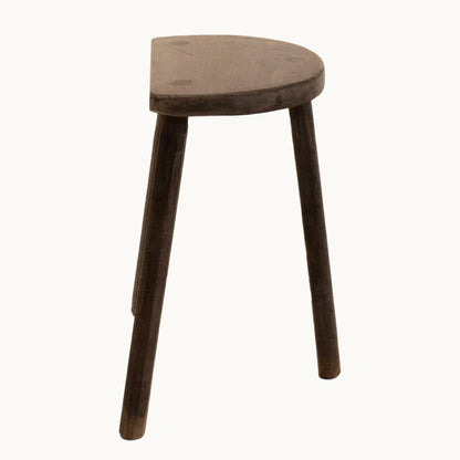 ST027JN / HALF CIRCLE 3-LEGGED STOOL