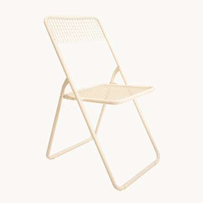 CH071JN / WHITE FOLDING CHAIR