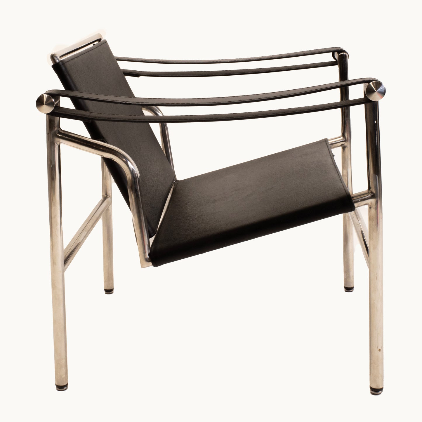 AR003JN / BLACK LEATHER ARMCHAIR