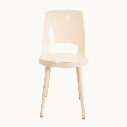 CH030JN / CREAM WOODEN CHAIR