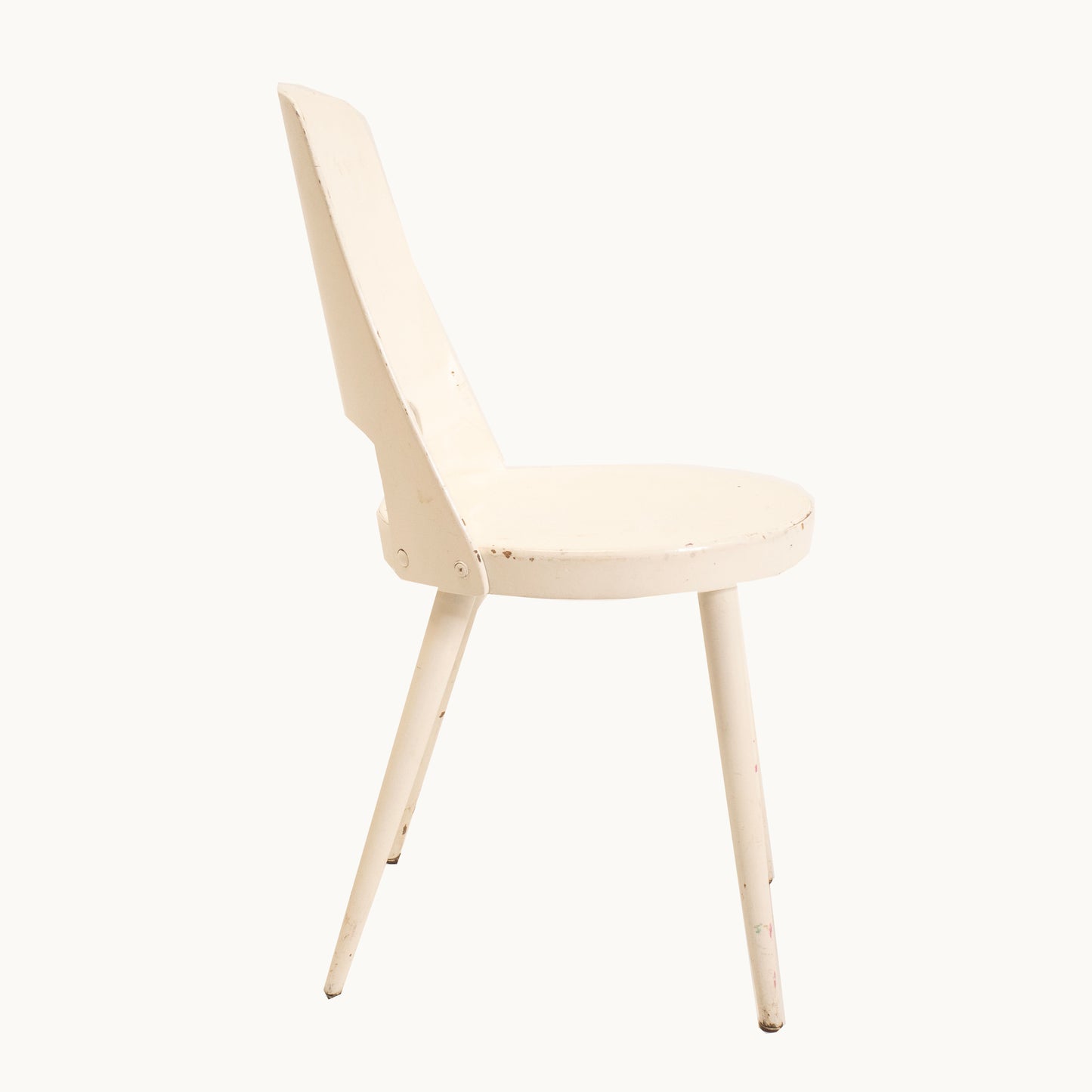CH030JN / CREAM WOODEN CHAIR