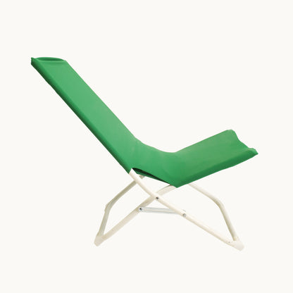 JN.01.0162 / GREEN FOLDABLE RECLINED CHAIR