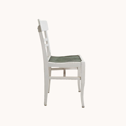 CH032JN / WHITE WOODEN CHAIR