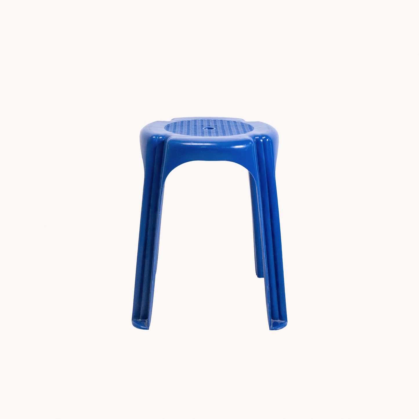 ST034JN / SMALL BLUE PLASTIC STOOL