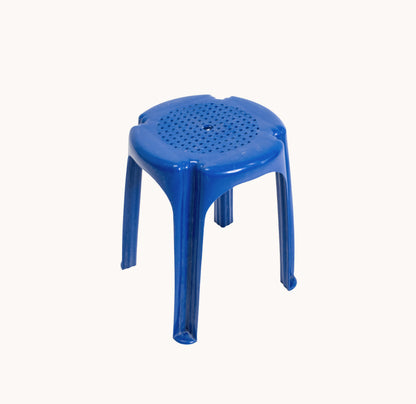 ST034JN / SMALL BLUE PLASTIC STOOL