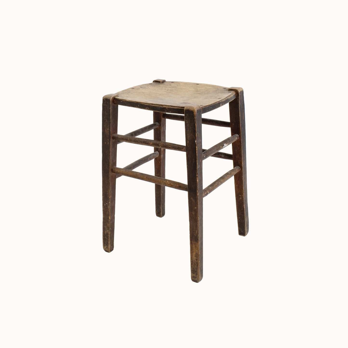 ST040JN / SQUARE WOODEN STOOL