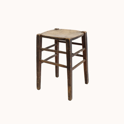 ST040JN / SQUARE WOODEN STOOL