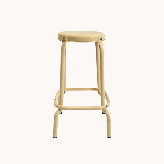 ST011JN / METAL BEIGE STOOL
