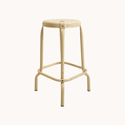 ST011JN / METAL BEIGE STOOL