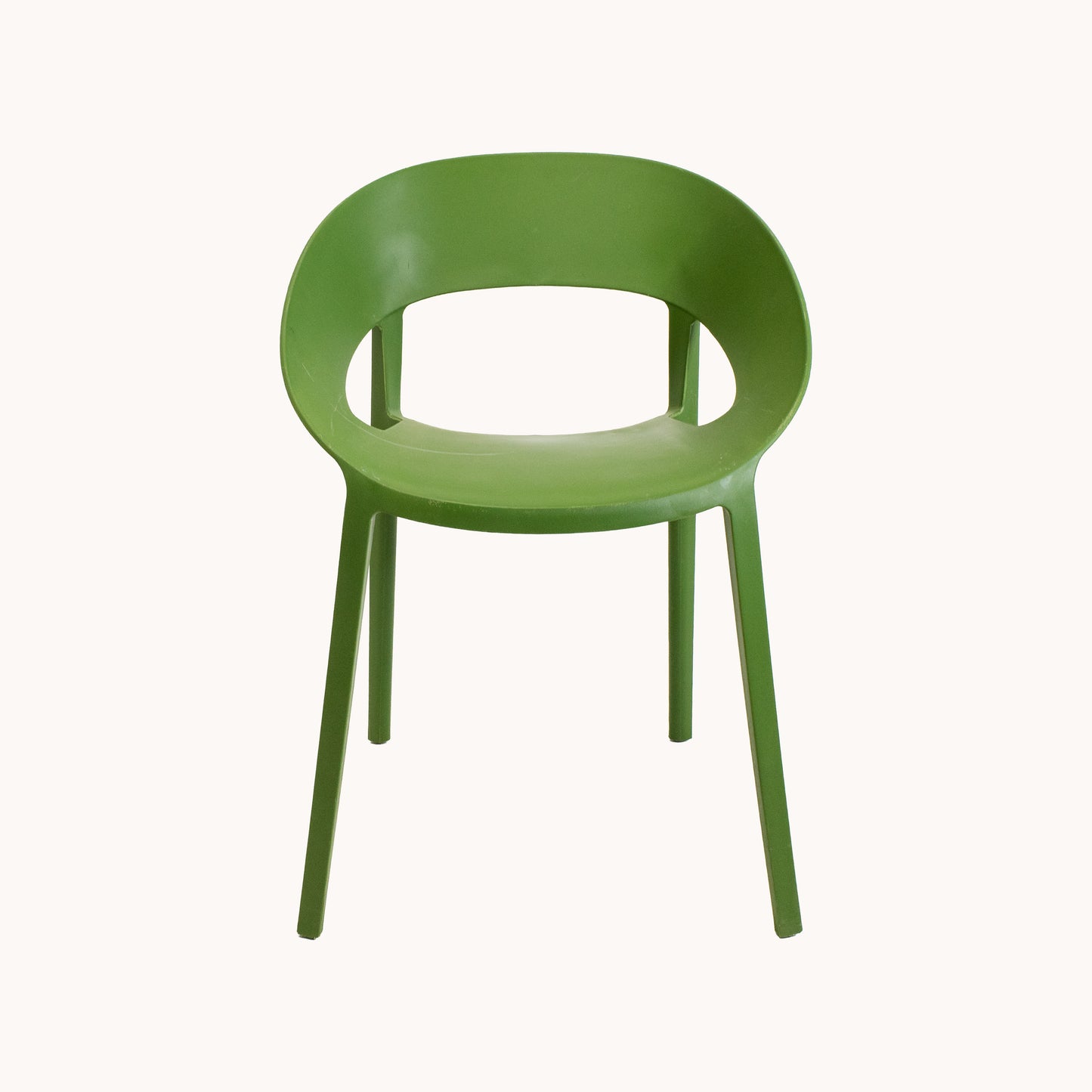 CH001JN / GREEN OVAL CHAIR