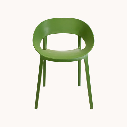 CH001JN / GREEN OVAL CHAIR