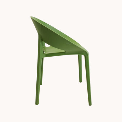 CH001JN / GREEN OVAL CHAIR