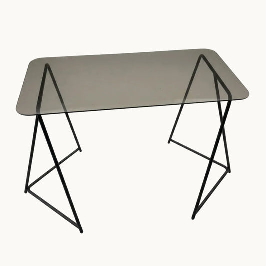 TA011CH / YVES BOUTBOUL SMOKED GLASS DESK