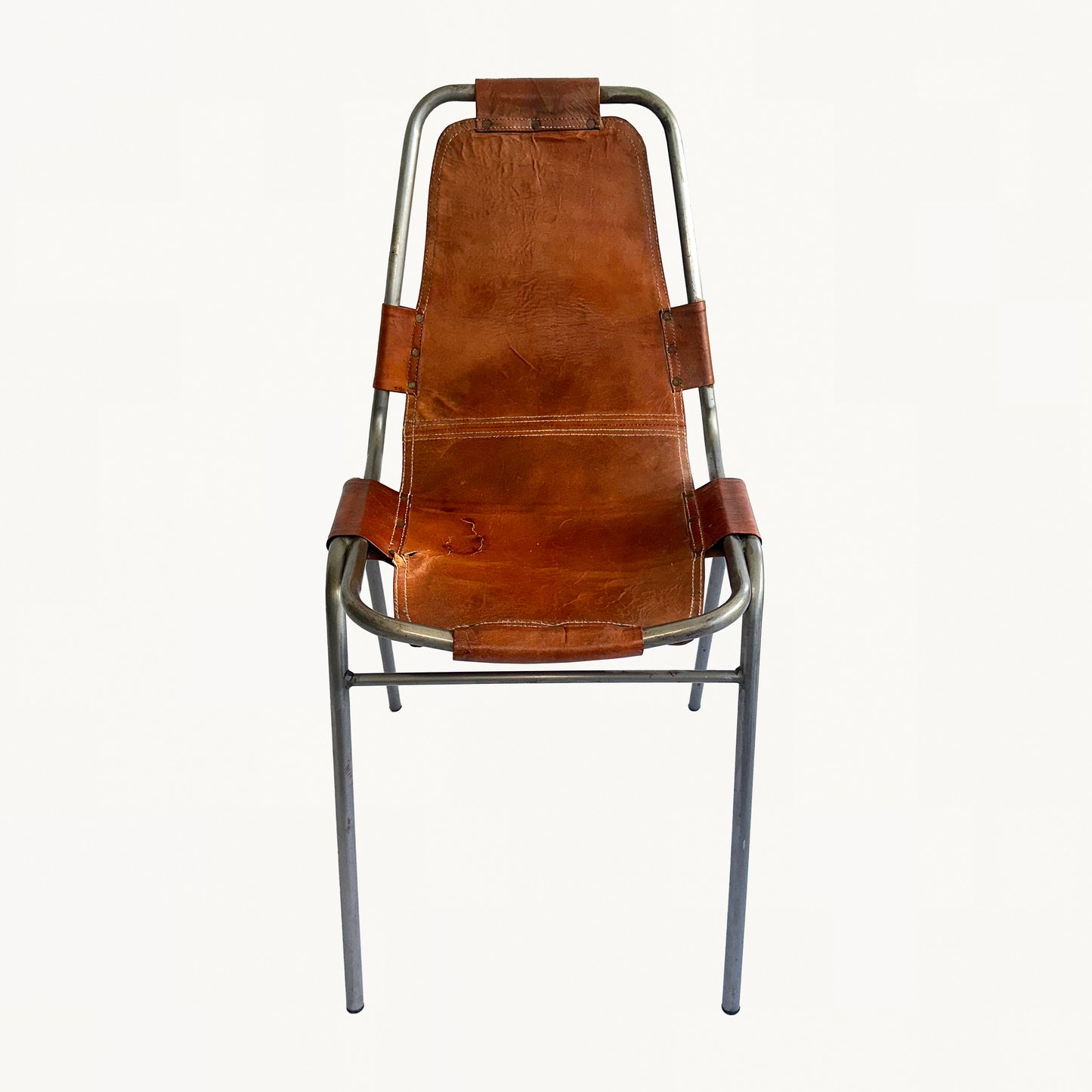 CH042 / VINTAGE LEATHER CHAIR