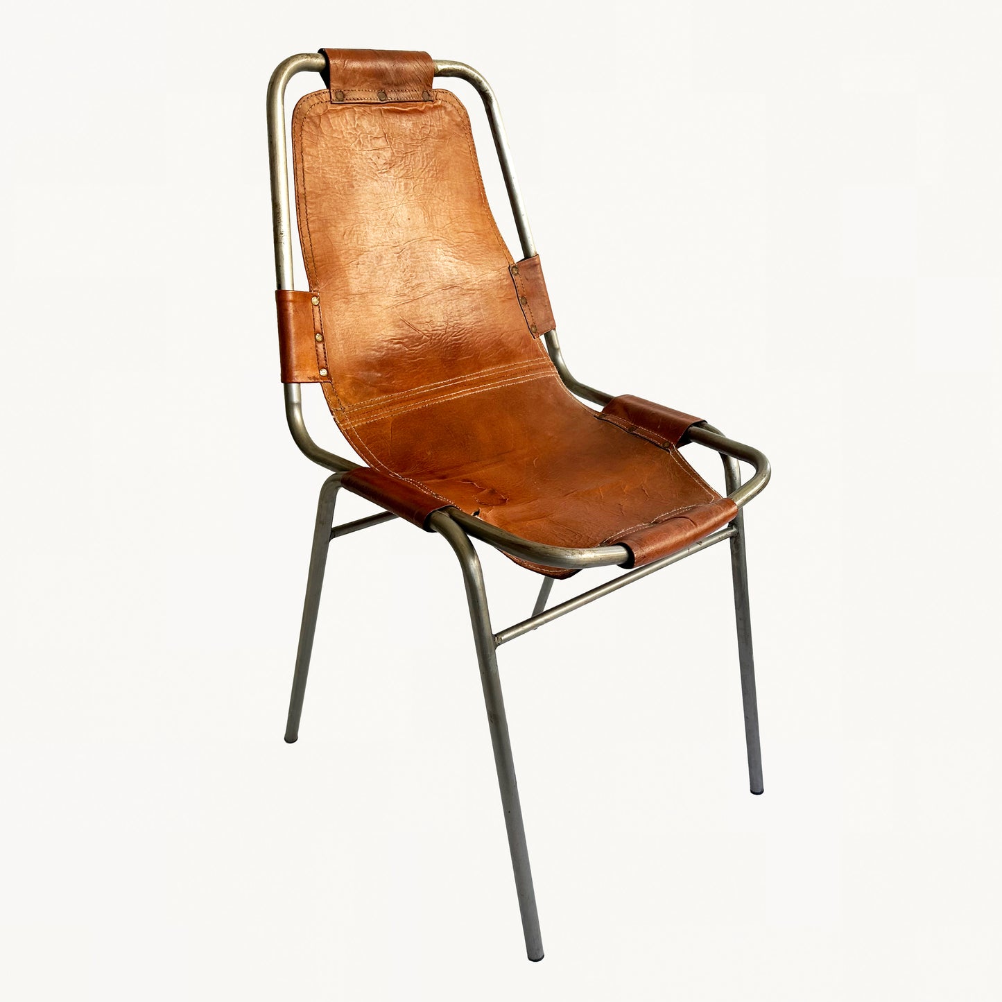 CH042 / VINTAGE LEATHER CHAIR