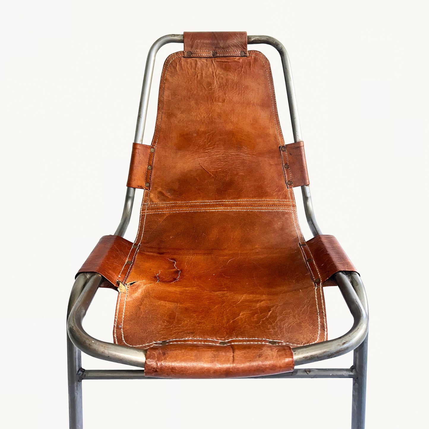 CH042 / VINTAGE LEATHER CHAIR
