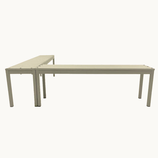 BE003JN / GREY WOODEN BENCH