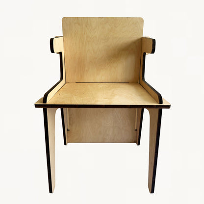 CH001C / WOODEN PUZZLE CHAIR