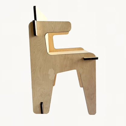CH001C / WOODEN PUZZLE CHAIR